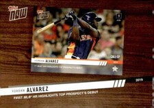 2020 Topps #TNR-4 Yordan Alvarez Topps Now Review 2019