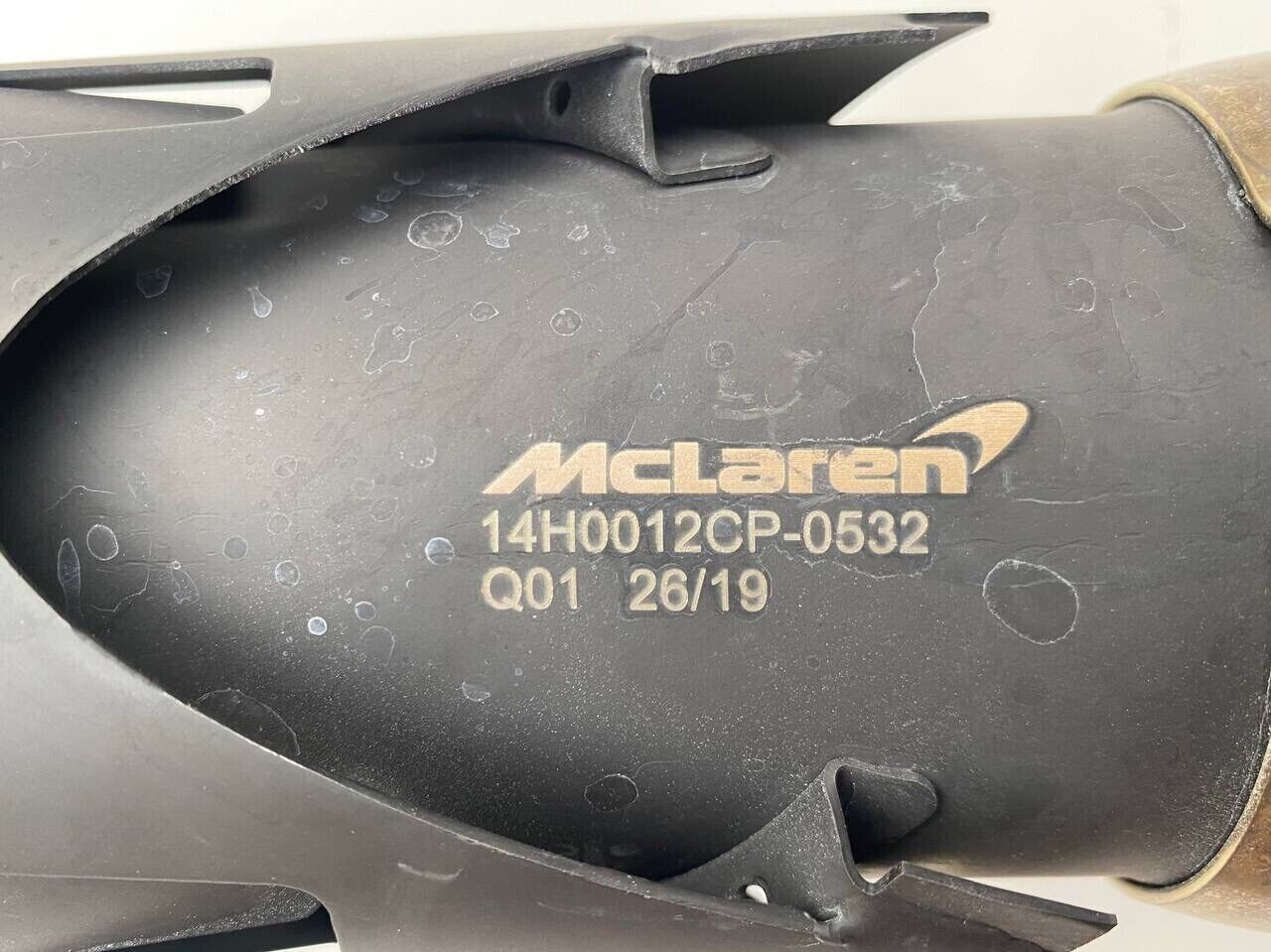 2017 2018 2019 MCLAREN 720 S EXHAUST SYSTEM SPORT MUFFLER ASSEMBLY BLACK TIPS 