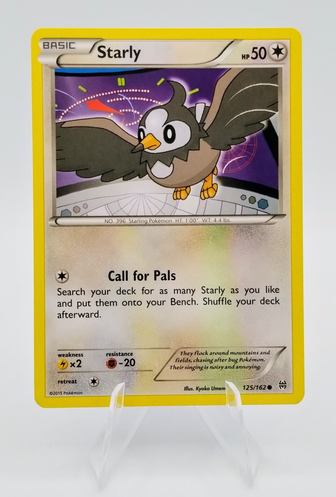 Starly 125/162 XY BREAKthrough 2015 Pokemon Card