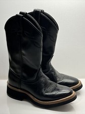Laredo Boots Black Size 7M 6960 70888 Made In USA