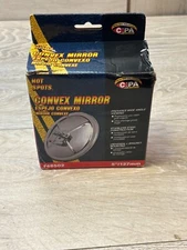 CIPA Door Mirror - 5" Stainless Steel Convex Mirror Reduces blind spots. L-Brac