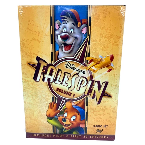 Disney TaleSpin Volume 1 (DVD) Disney TV Series Boxset Brand New and Sealed!!!
