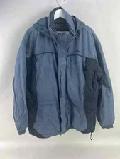 L. L. Bean Outdoor Outfitters Mens Blue Hooded Full Zip Jacket Size L