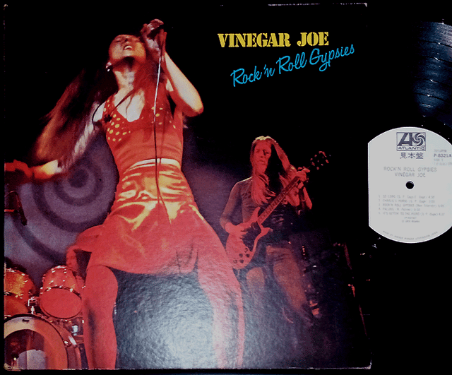 VINEGAR JOE Rock 'N Roll Gypsies '73 japan promo white label LP Elkie