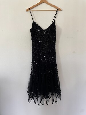 betsey johnson black sequin dress Women's Betsey's Fruit Dress in Black | Size 3XL main image 1