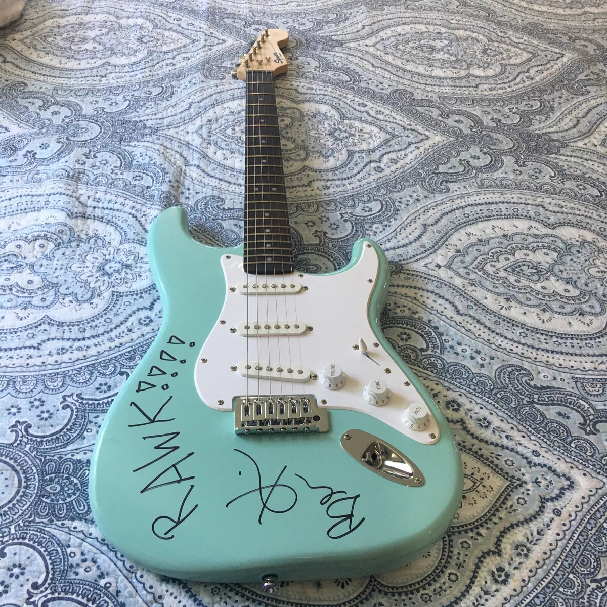 Squier by Fender BULLET STRAT Turquoise Blue Electric Guitar New