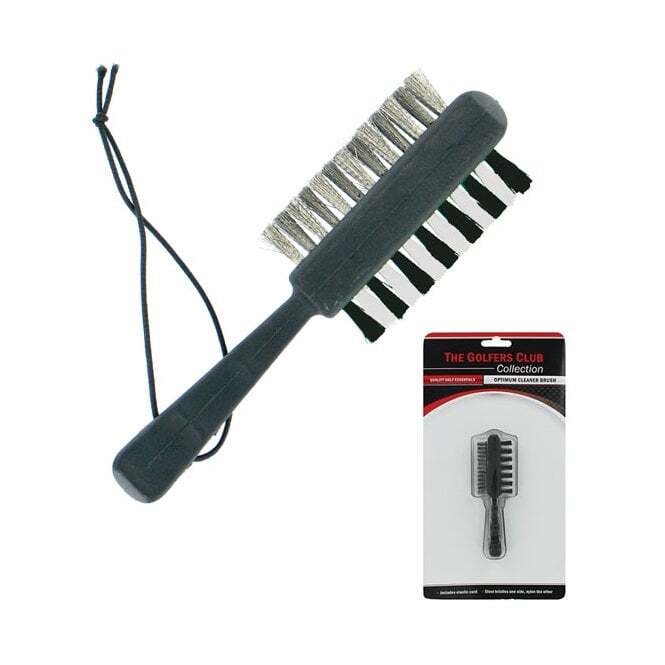 GOLF CLUB GROOVE CLEANER NEW OPTIMISER STYLE GOLF BAG BRUSH