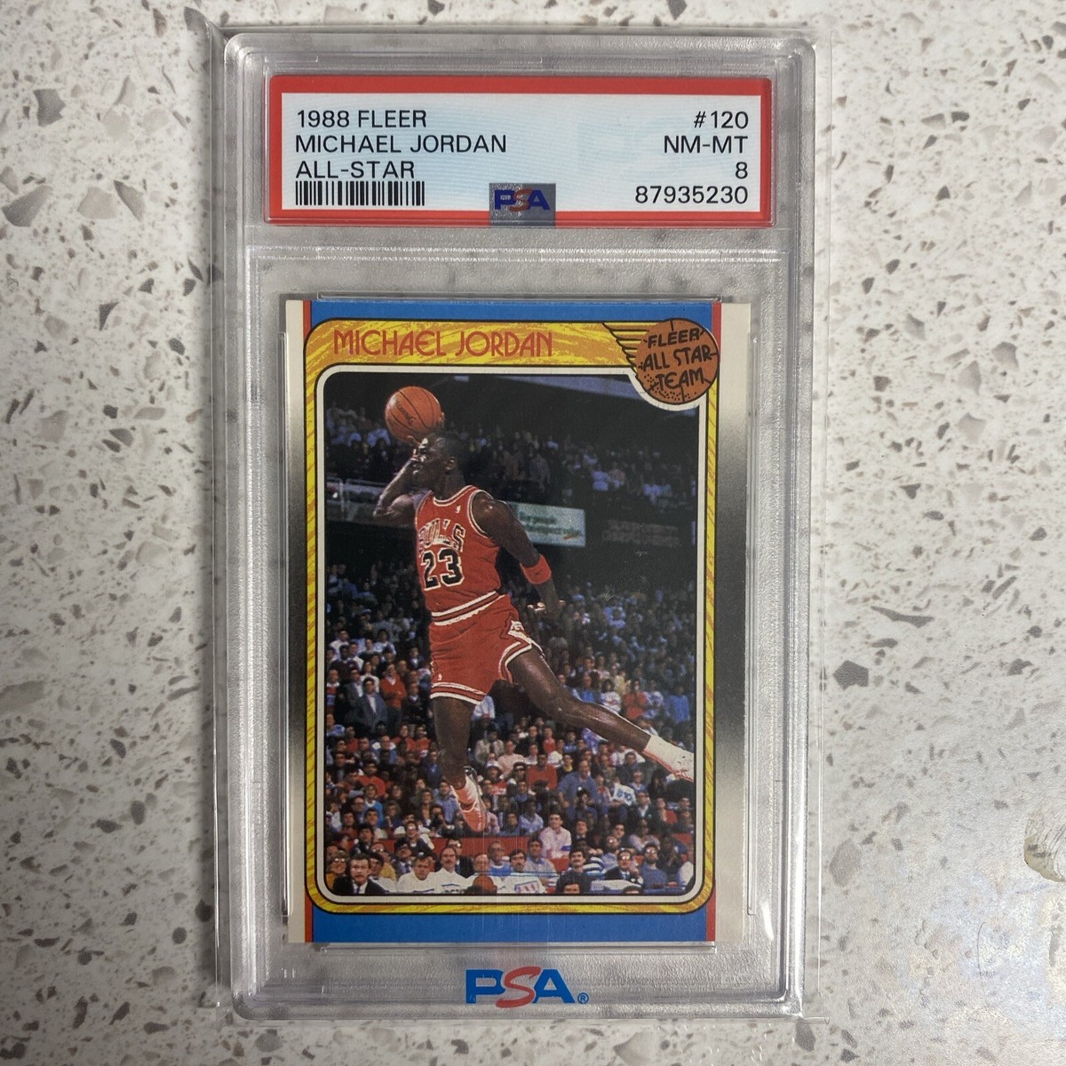 1988-89 Fleer - All-Star #120 Michael Jordan PSA 8 | eBay