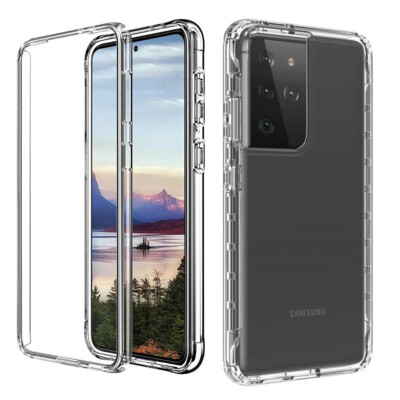 Für Samsung Galaxy S21+ Plus - Full Clear Shockproof Bumper Gel Case Cover