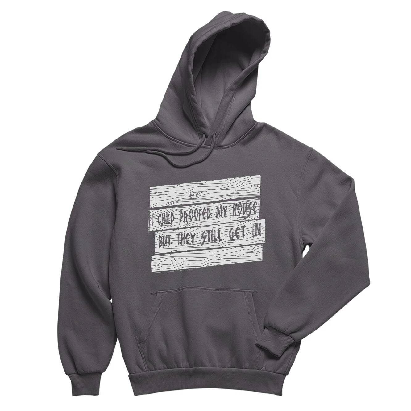 I child proofed hoodie, Funny Parenting hoodie, Exhausted Parent hoodie,