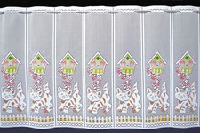   Katzengardine Scheibengardine in 10 Breiten 60 cm Höhe Bistrogardine Kätzchen