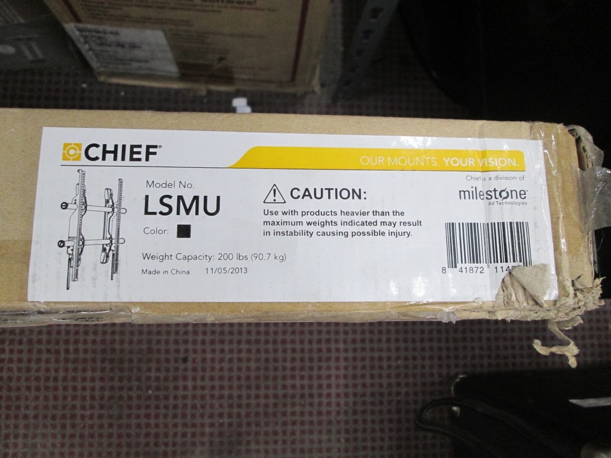 じゅん Chief LSMU CAPACITY 200L Universal Flat Panel Fixed Wall Mount NEW