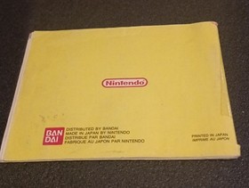 Super mario bros 3 Notice manuel d'utilisation Nintendo nes