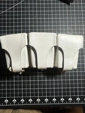 Mauser 8mm ammo pouch three pocket vintage leather  1920s military issue NOS