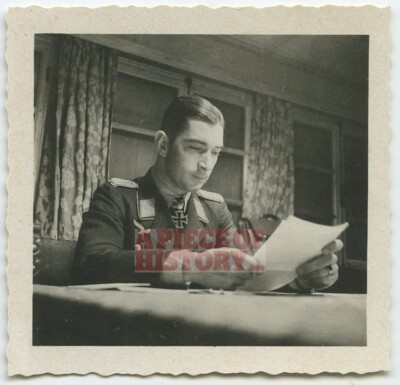 HISTORICAL PHOTO GERMAN PILOT OBERST WERNER MOLDERS THE KNIGHT'S CROSS WINNER