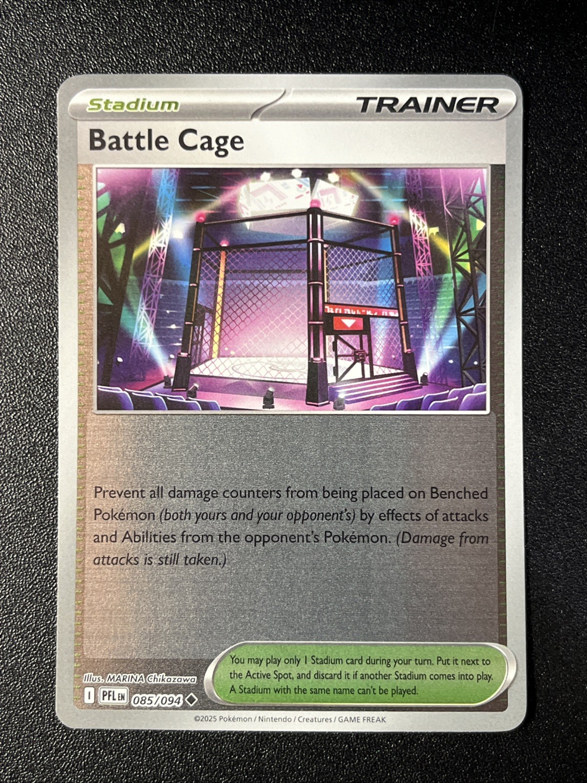Battle Cage 085/094 Me02: Phantasmal Flames Reverse Holo NM