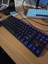 Redragon K552P Mechanical Gaming Keyboard, Hot-Swappable, RGB W/ Removal Tool 