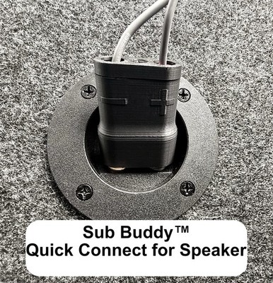 Sub Buddy. The Original Speaker/Subwoofer Quick Connect/Disconnect