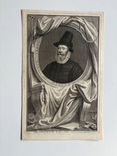 Antique Engraving – James Douglas, 4th Earl of Morton – Regent of Scotland 1740