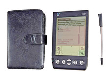 Handspring Visor Black Portable PDA Organizer Palm Pilot w/Stylus Tested Works