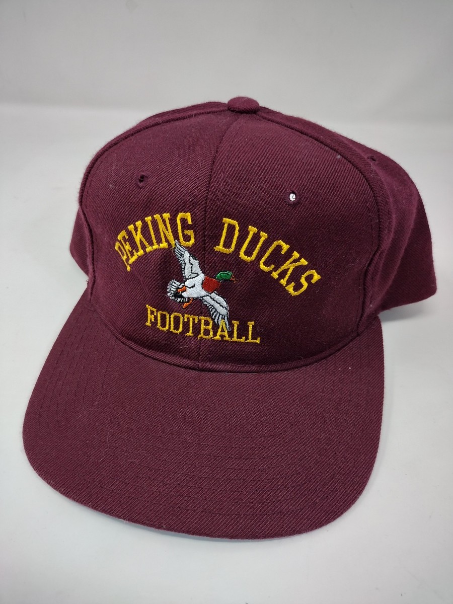 Vintage snapback Hat Adjustable Yupoong Peking ducks football | eBay