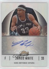 2006-07 Topps Finest Rookie Rookie Refractor Auto James White #76 Auto g2u