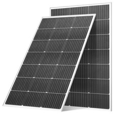 VEVOR Panneau Solaire Monocristallin Module Photovoltaïque 100 W Lot de 2 23 %