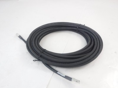 40'L Quabbin 24AWG 4P Cat 6/6A Hi Flex AWM Black Shielded TPE Ethernet Cable 592