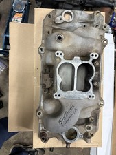 Edelbrock Performer 2-o 2161 Bbc Intake Manifold Oval Port 396 402 427 454 502