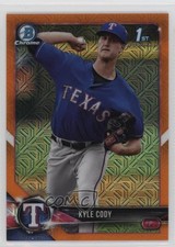 2018 Bowman Chrome Prospects Mega Box Orange Mojo Refractor /25 Kyle Cody 4d3