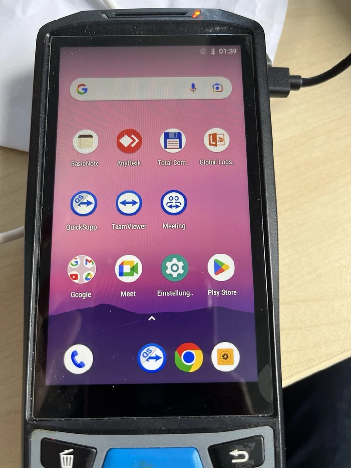 MUNBYN PDA Android 8.1 MDE Gerät Mit Honeywell Barcode-Scanner POS Terminal - Bild 4 von 4