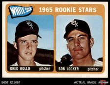 1965 Topps #541 Bob Locker / Greg Bollo White Sox RCs RC 6 - EX/MT