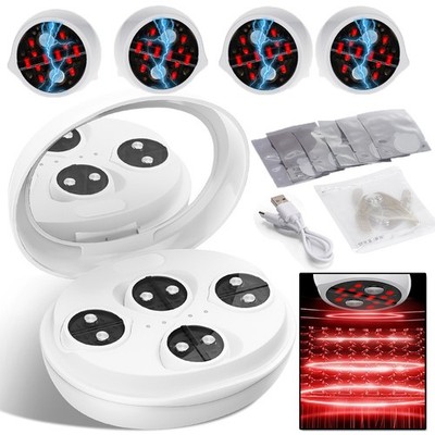 LED Microcurrent Red Light Therapy 2 in 1 Facial & Eye Beauty Massager Device
