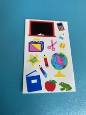 Vintage Mrs Grossman’s Back To School Classroom Sticker Strip