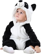 Michley Toddler Child Panda Plush Costume one Piece 3-6 Months New