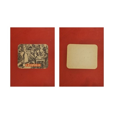 Leopold Hund Brauerei Bierdeckel Beermat