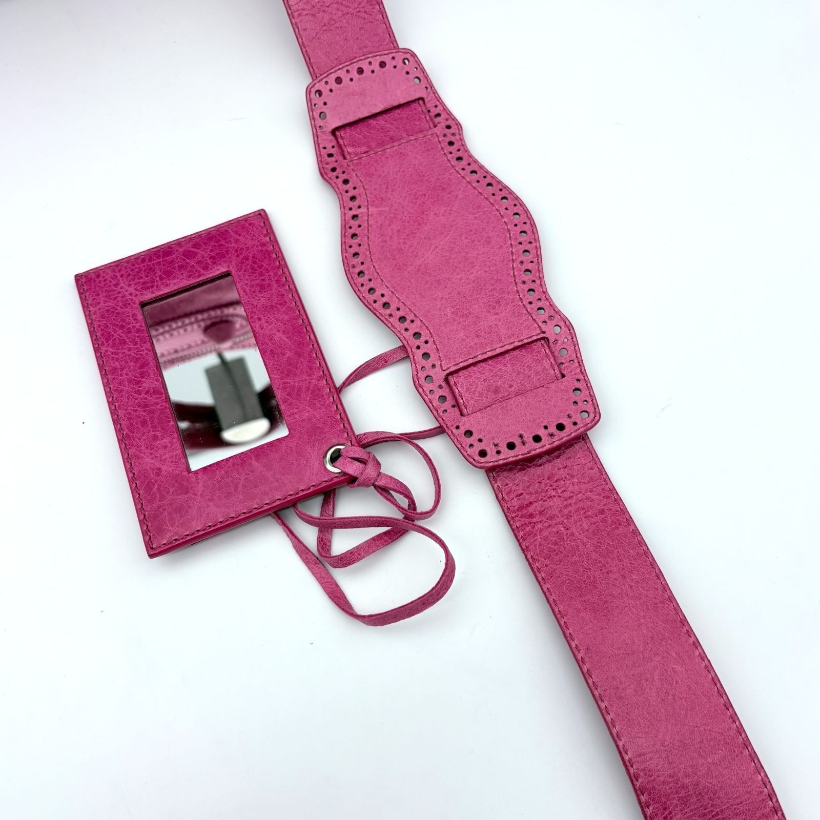 Balenciaga Giant City Bag Pink Leather Handbag 204529 thumbnail 5