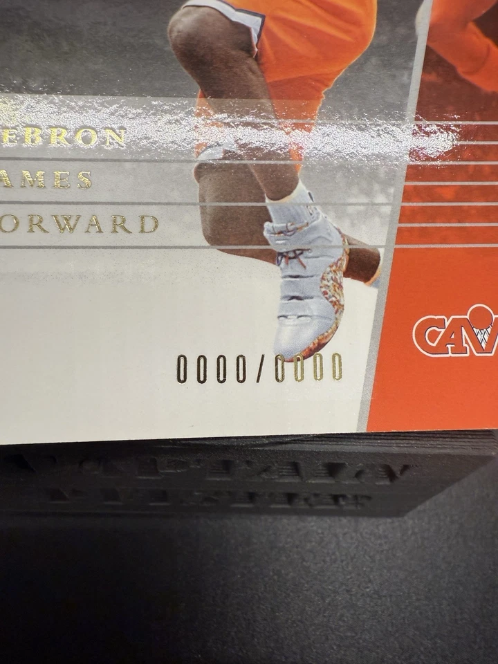 2006-07 Upper Deck Opti Free ERROR? Lebron James 0000/0000 NM #3 Cleveland Cavs - Image 2 of 3