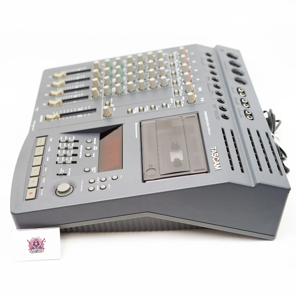 TASCAM 424 MKII Portastudio 4-Track Cassette Tape Recorder Mixer Tested Japan - Image 3 of 4