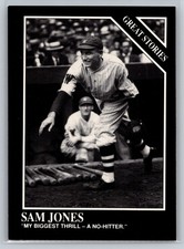 1991 Sporting News Conlon Collection #174 Sam Jones New York Yankees MLB