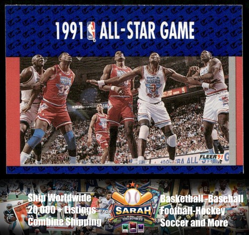 1991-92 Fleer #237 1991 All-Star Game - Picture 1 of 2