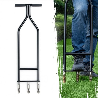 Lawn Aerator - Manual Core Aerator Tool & Yard Aerator, Hollow Tine Soil Plug...