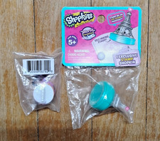 Shopkins Pink Glitter Betty Birthday Cake & Ella Tower Stamp Toys R Us Exclusive