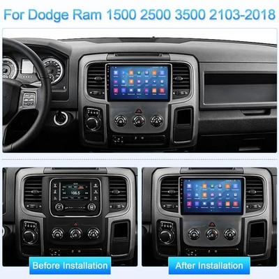 For 2013-2018 Dodge Ram 1500 2500 3500 Android Car Stereo Radio Fit For Carplay