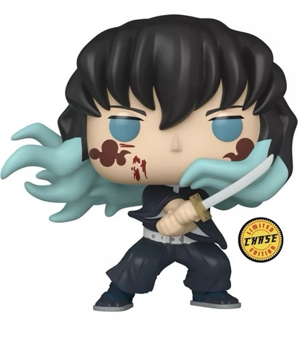 Muichiro Tokito (Attack) CHASE #1853 Funko Pop! Demon Slayer NEW+ PROTECTOR CASE - Picture 2 of 11