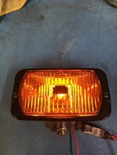 BLACK Vintage Halogen Ushio Quartz-halogen AMBER Fog Light Toyota Japan FJ60