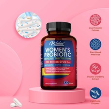 Probióticos para mujeres - Probióticos vaginales, equilibrio de pH, digestión mejorada