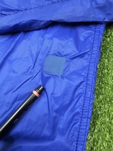 stone island men L micro rip stop primaloft hooded jacket blue full zip packable image 14