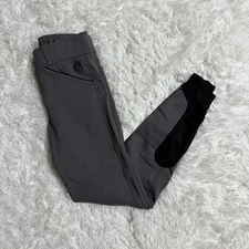 Women’s Size 26 Grey Equinavia Knee Patch Horseback Riding Breeches