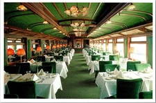 Le Train Bleu Bloomingdales New York Railroad Dining Car Postcard 4x6 CB16